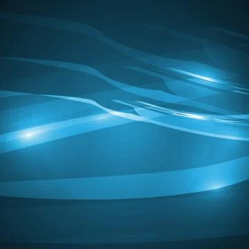 Abstract blue illustration Stock Illustration