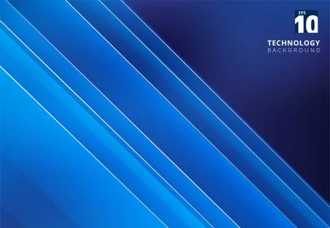 Abstract blue image that depicts technology with overlapping diagonal lines. イラスト素材