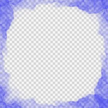 Abstract Blue Ink Frame Stock Photos