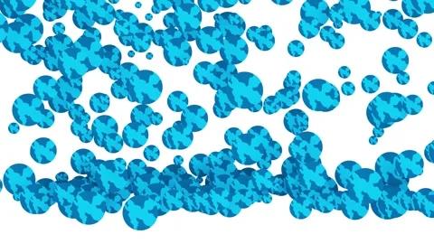 Abstract Blue Ink Splatter Background Animation Stock Footage 330919978