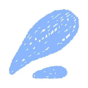 Abstract Blue Isolated Textured Shape Vector Art 库存插图