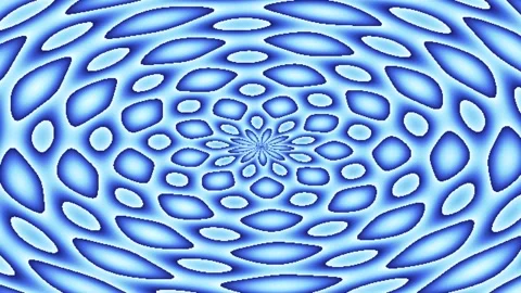 Abstract Blue Kaleidoscope Pattern Animation Stock Footage 340987131