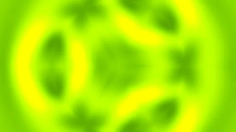 Abstract Blue Kaleidoscope Pattern with Symmetrical Star Shape and Heart Moti Stock Footage 332499674
