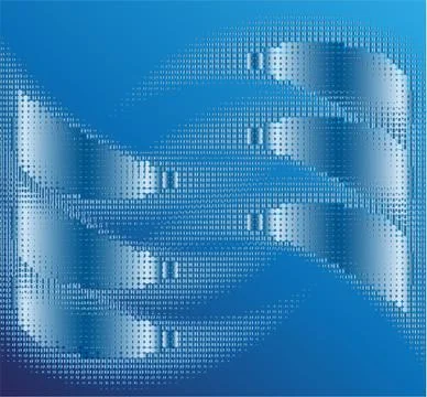 Abstract blue laser light background vector Stock Illustration