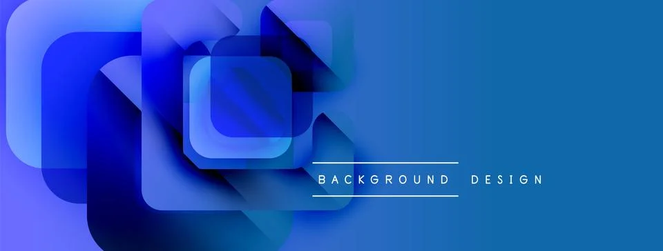 Abstract blue layers create dynamic background. Modern design features 스톡 일러스트