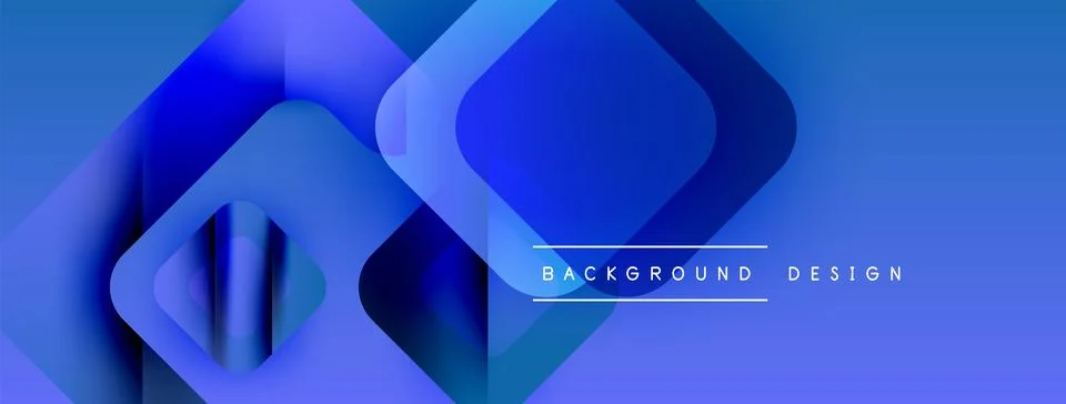 Abstract blue layers create dynamic composition. Modern design elements suggest イラスト素材