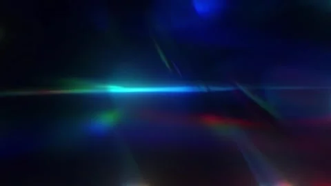 Abstract Blue Lens Flare Background With Cinematic Light Line Stock-Footage 332304109