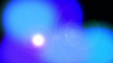 Abstract Blue Light Background Loop with Glowing Flare in Smooth Motion Stock Footage 337825777