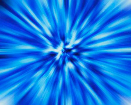 Abstract blue light background. Space travel. Stock Photos
