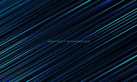 Abstract blue light black lines stripe speed dynamic design modern luxury Stock Illustration