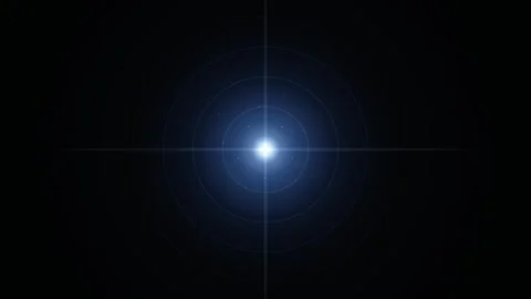 Abstract Blue Light Burst Explosion on Black Background Stock Footage 346660812