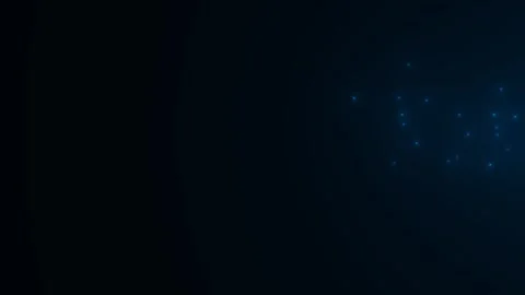 Abstract Blue Light Burst Fireworks Background Loop Dynamic Glowing Particles Stock Footage 340031231