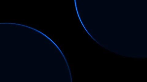 Abstract Blue Light Curves on Dark Background. Stock Footage 339209713