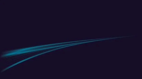 Abstract blue light dynamic speed motion on purple background graphic illus.. Stock Illustration