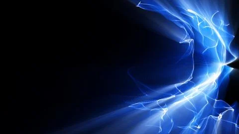 Abstract Blue Light Formations Stock-Illustration