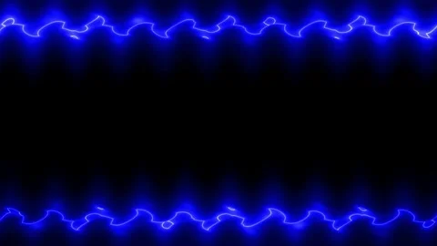 Abstract Blue Light Frame Stock Footage 284399624