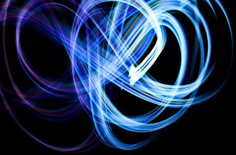 Abstract blue light Illustrazione stock