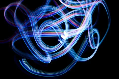 Abstract blue light Illustrazione stock