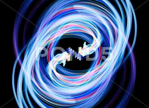 Abstract blue light Stock Illustration