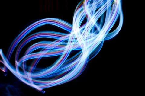 Abstract blue light Illustrazione stock