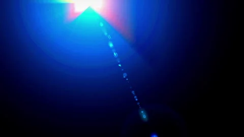 Abstract blue light with image edge from left to right Stock-Footage 320148623