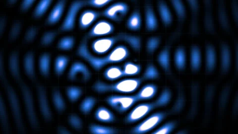 Abstract blue light interference pattern motion background Stock Footage 332300849