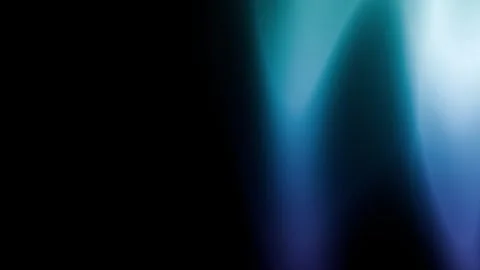 Abstract Blue Light Leak and Glowing Wave Motion Background Overlay Stock Footage 340118601