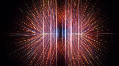 Abstract blue light lines forming a glowing X pattern Stock Footage 331450849