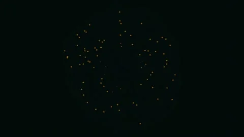 Abstract blue light particles animation background loop for technology and .. Stock Footage 342161631