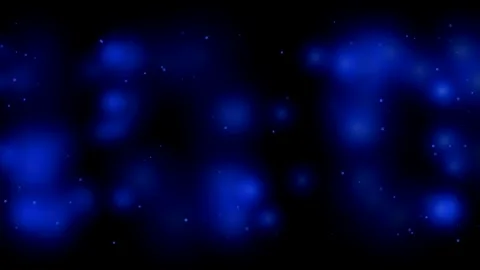 Abstract blue light particles motion video background Stock Footage 347135686