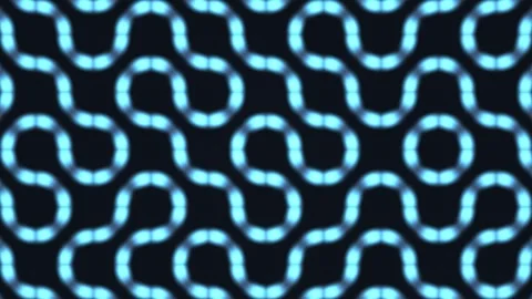 Abstract blue light patterns on dark backdrop are Stock Footage 338077678