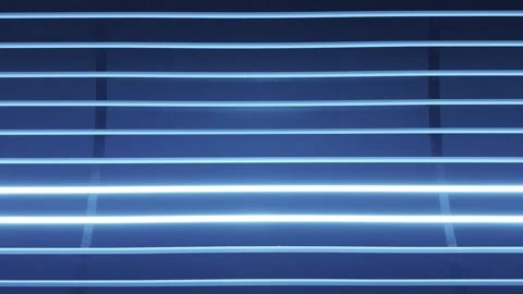Abstract blue light pulse on horizontal lines Stock Footage 328596067