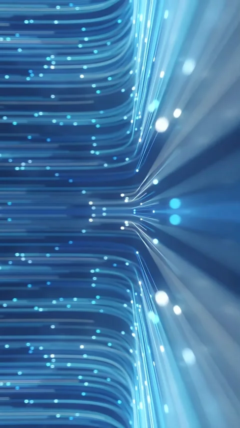 Abstract Blue Light Rays on Dark Background for Creative Projects Stock Footage 305909744