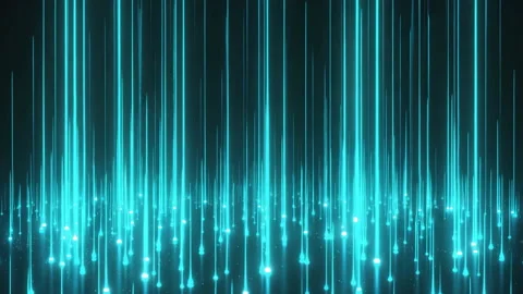 Abstract Blue Light Rays Data Flow Animation Stock Footage 319076084