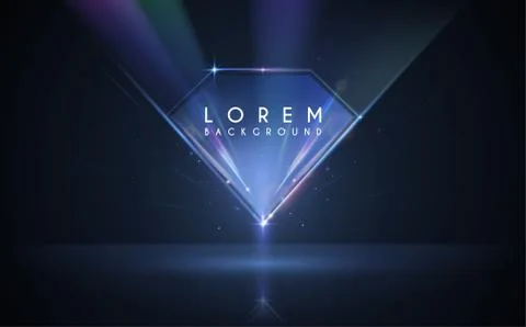 Abstract blue light shape background Stock Illustration