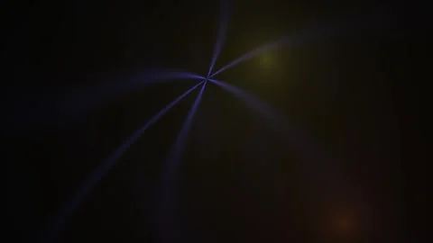 Abstract Blue Light Starburst Rotating on Dark Background for Motion Overlays Stock Footage 344713159
