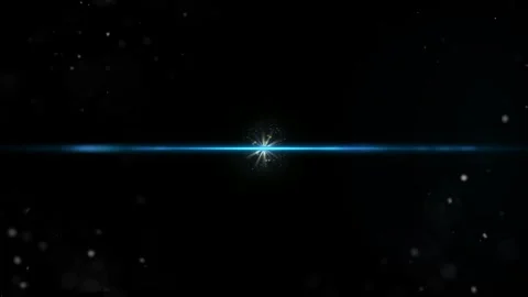 Abstract blue light streak animation moving across dark background with Stock Footage 346039853