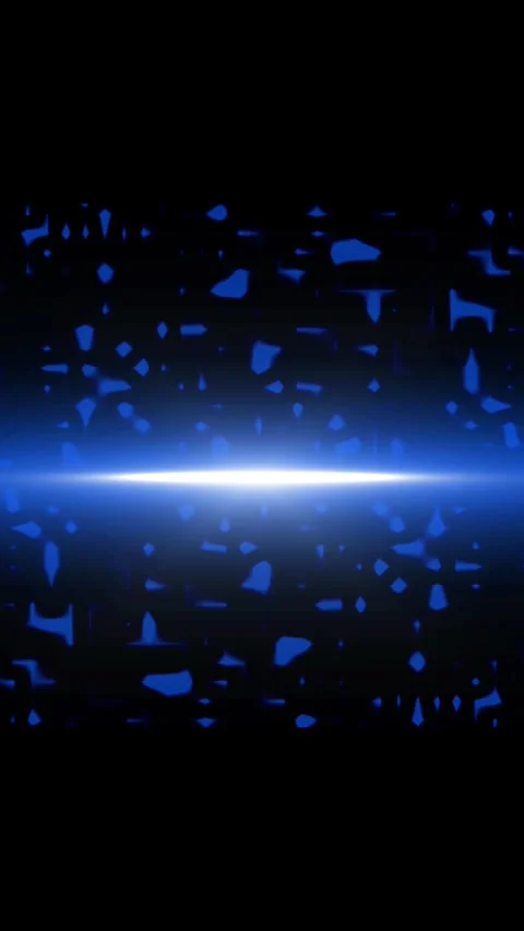 Abstract blue light streak through dark digital pattern. High speed abstrac.. Stock Footage 345967831