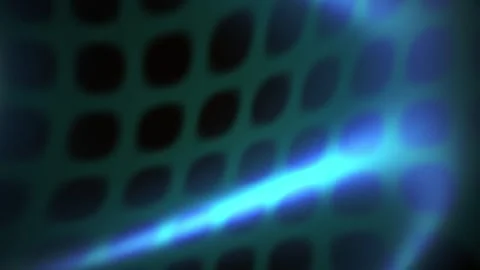 Abstract blue light streaks on dark background with grid pattern. Stock Footage 335542838