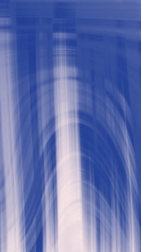 Abstract Blue Light Streaks Flowing Vertically in Soft Motion Blur Background Video stock 333985421