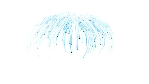 Abstract Blue Light Streaks Stock Footage 289127275
