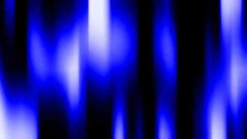 Abstract blue light streaks pulse against deep black background Stock Illustration