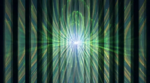 Abstract blue light streams with central glow Stock Footage 331453000