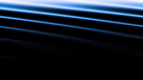 Abstract blue light stripes on black background Stock Illustration