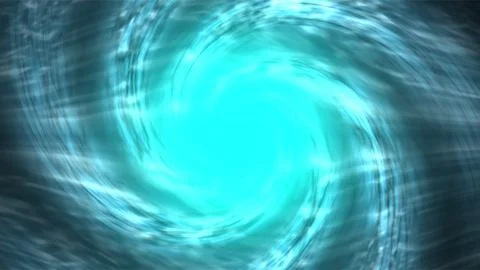 Abstract Blue Light Swirl Effect for Digital Design. Stock Illustration