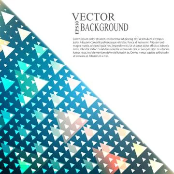 Abstract blue light template background Illustrazione stock