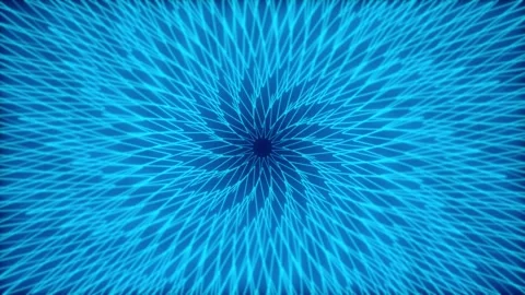 Abstract blue light tunnel background animation with rays Stock Footage 310047407