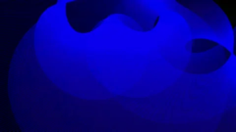 Abstract blue light wave animation showing fluid organic motion with futuri.. Stock Footage 334829680