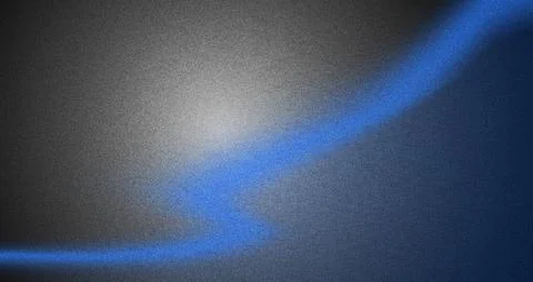 Abstract blue light wave flowing with grain texture Stock Illustration