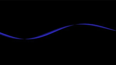 Abstract Blue Light Wave Illustration for Technology Design. Stock Illustration